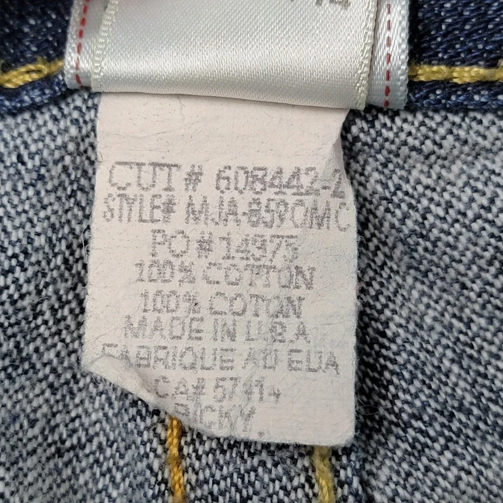 True Religion Jeans Mens 40 Ricky Straight Leg Made in USA Originals Denim Pants